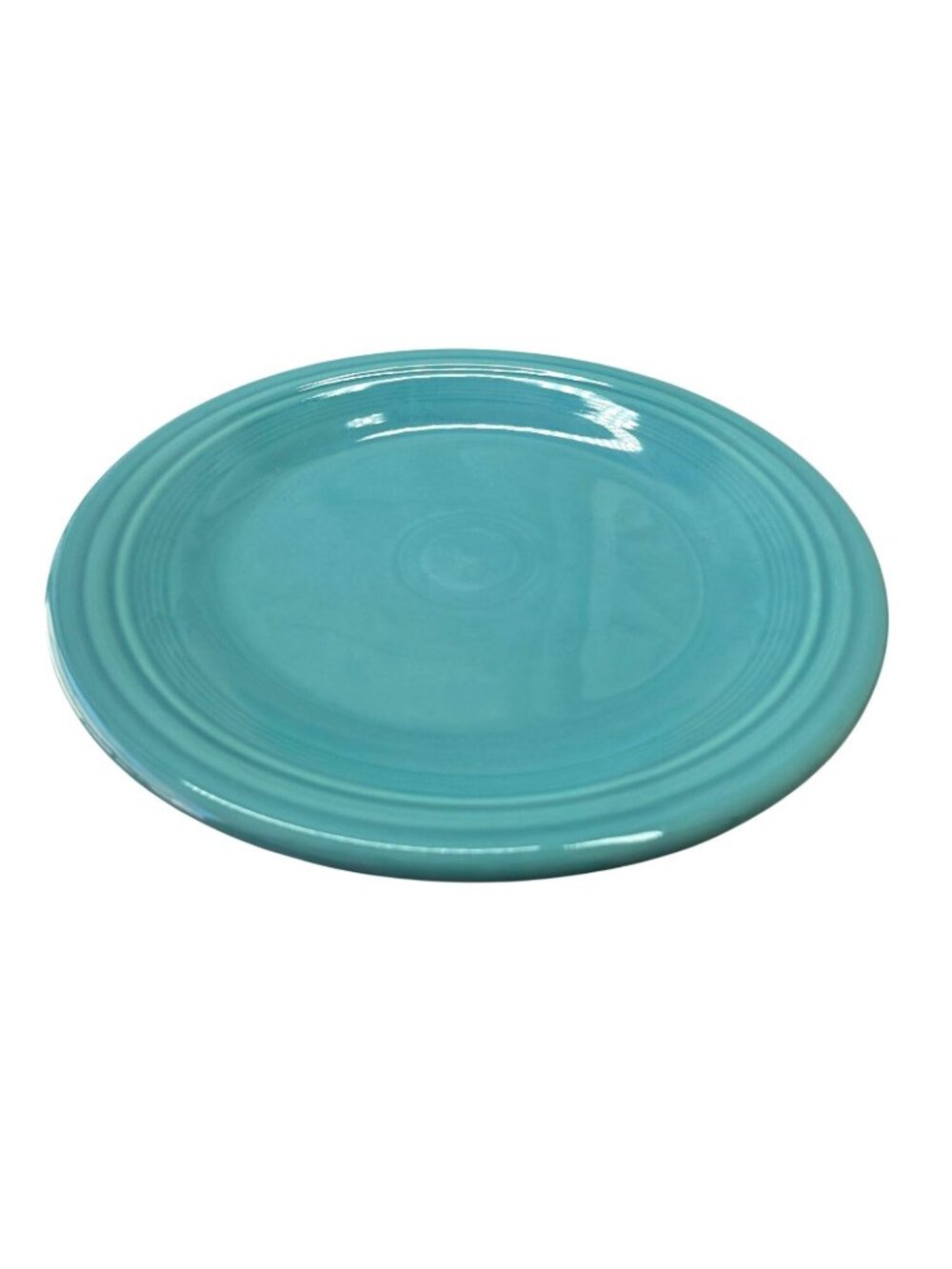 Homer Laughlin Fiesta Ware Turquoise 10.5” Dinner Plate Lead Free Revival Line
